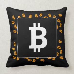 Bitcoin Throw Pillow