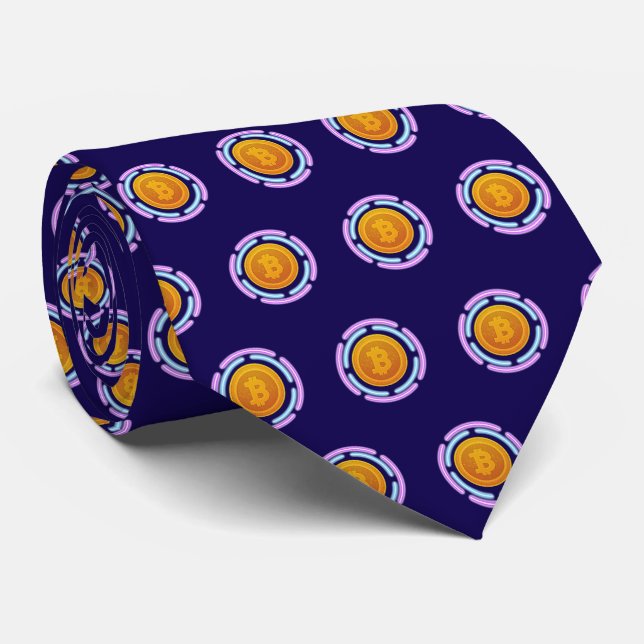 BITCOIN TIE (Rolled)