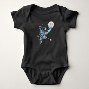 Bitcoin to the moon Astronaut Baby Bodysuit