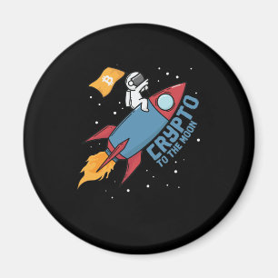 Bitcoin to The Moon Crypto Hype Magnet