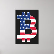 BitCoin USA Flag