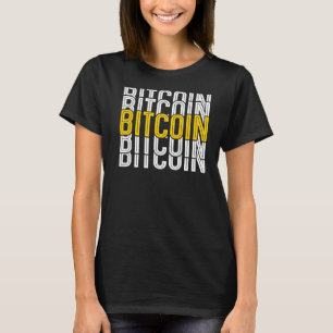 Bitcoin Vintage BTC Crypto Mens Saying T-Shirt