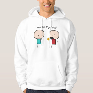 Bitcoin "vous sweat - shirt à capuche avez mordu