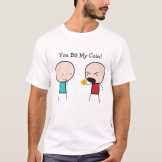 Bitcoin "vous T-shirt avez mordu ma pièce de
