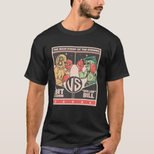 Bitcoin vs Dollar Bill Funny BTC Crypto T-Shirt