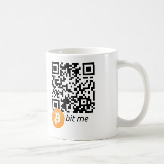 Bitcoin Wallet QR Code Mug