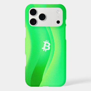 Bitcoin Wave (Green, White ₿)