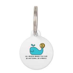 Bitcoin Whale T-Shirt Pet Tag