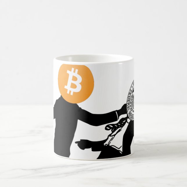 Bitcoin will Knock Out Inflation Mug (Center)