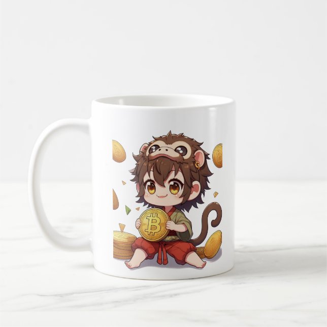 Bitcoin wukong coffee mug (Left)