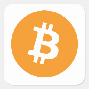 Bitcoins Square Sticker