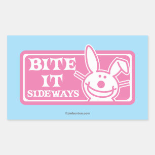 Bite it Sideways Sticker