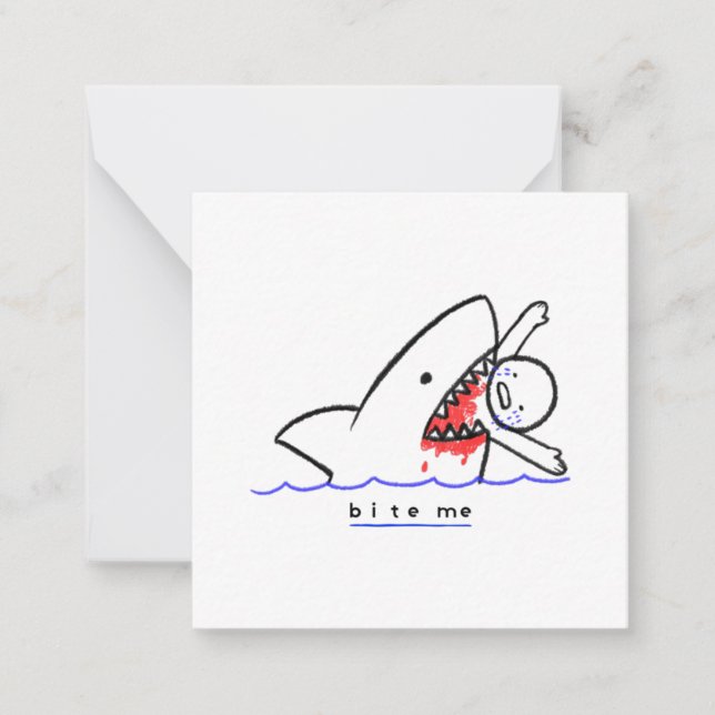 Bite Me Card (Front)