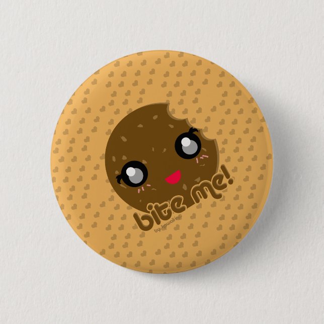 Bite Me! cookie edition 2 Inch Round Button (Front)