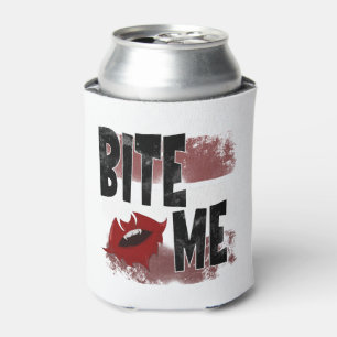 Bite me - Cool Quote - Halloween - Bat Can Cooler