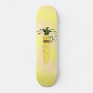 Bite Me Corn sur le skateboard Cob