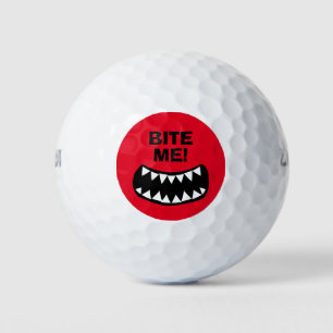 Bite Me drôle et personnalisé cadeau de balles de 