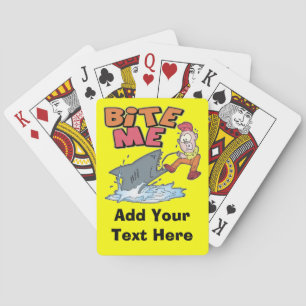 Bite Me Fishing Playing Cards