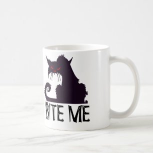 BITE ME, Funny Cats Coffee Mugs