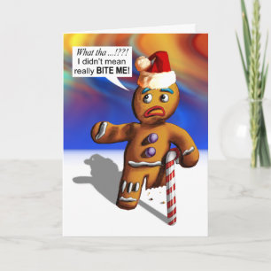 Bite Me Holiday Card