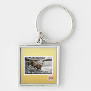 Bite me is just an expression! keychain