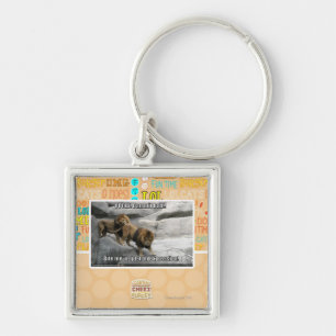 Bite me is just an expression! keychain