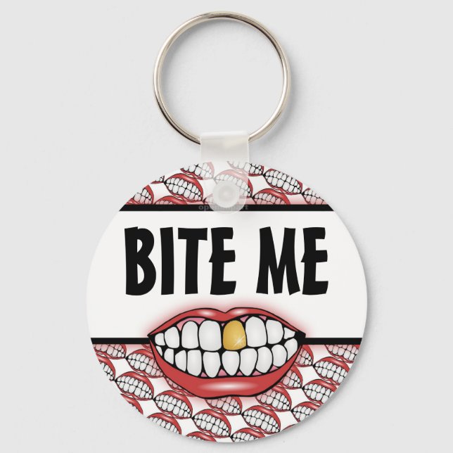 Bite Me Keychain (Front)