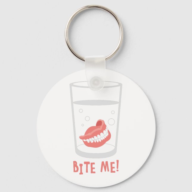 Bite Me Keychain (Front)