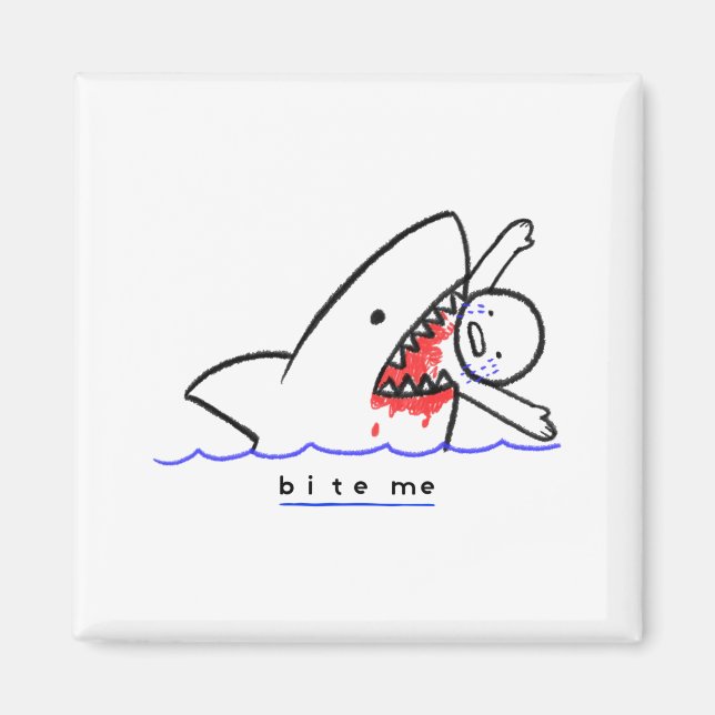Bite Me Magnet (Front)