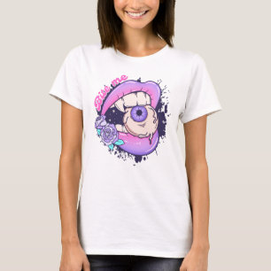 Bite Me Pink Halloween Lips T-Shirt