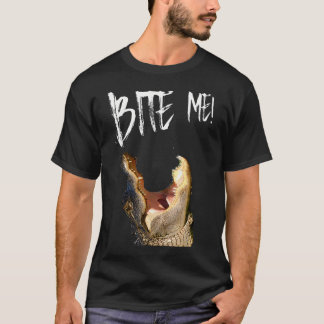 Bite Me Printed Alligator T-Shirt