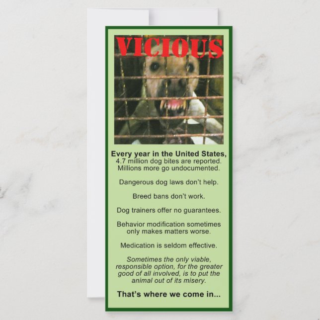 Bite Me rack card (Front)