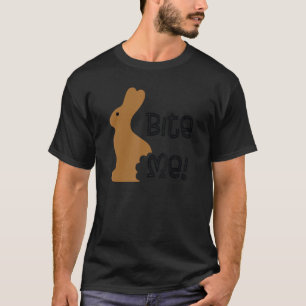 Bite Me,Teen Easter For Men,Easter Chocolate Bunny T-Shirt