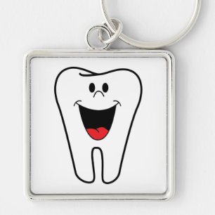 "BITE ME" TOOTH KEYCHAIN