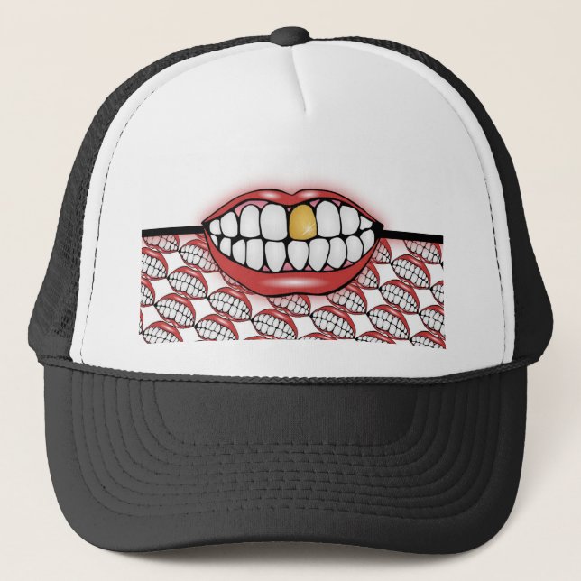 Bite Me Trucker Hat (Front)