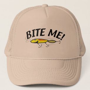 bite me trucker hat
