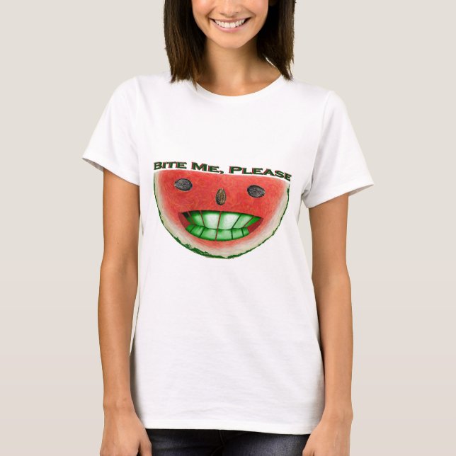 Bite Me Watermelon T-Shirt (Front)