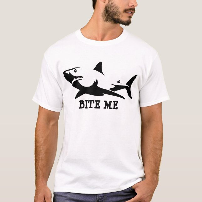 Bite-moi Shark, T-shirt (Devant)