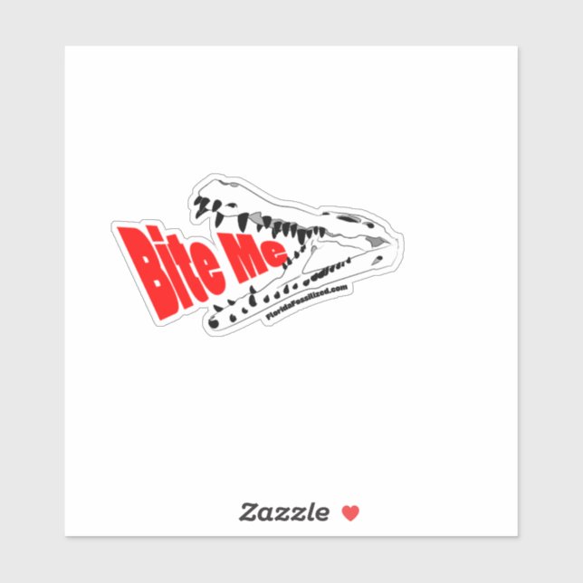 Bite-Moi ! Sticker Gavialosuchus (Feuille)