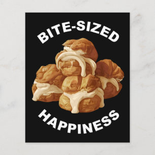 Bite Sized Happiness Profiteroles Flyer