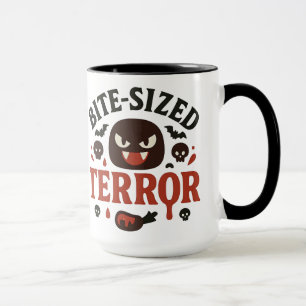 Bite-Sized Terror   halloween  Mug