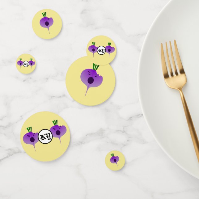 Bite the Angry Turnip by Kenneth Yoncich Confetti (Group)