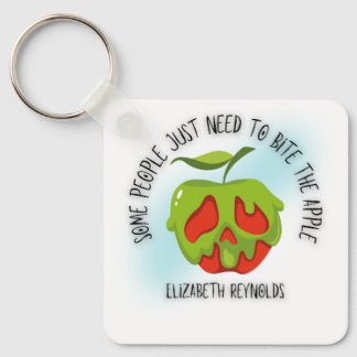 Bite the Apple Keychain