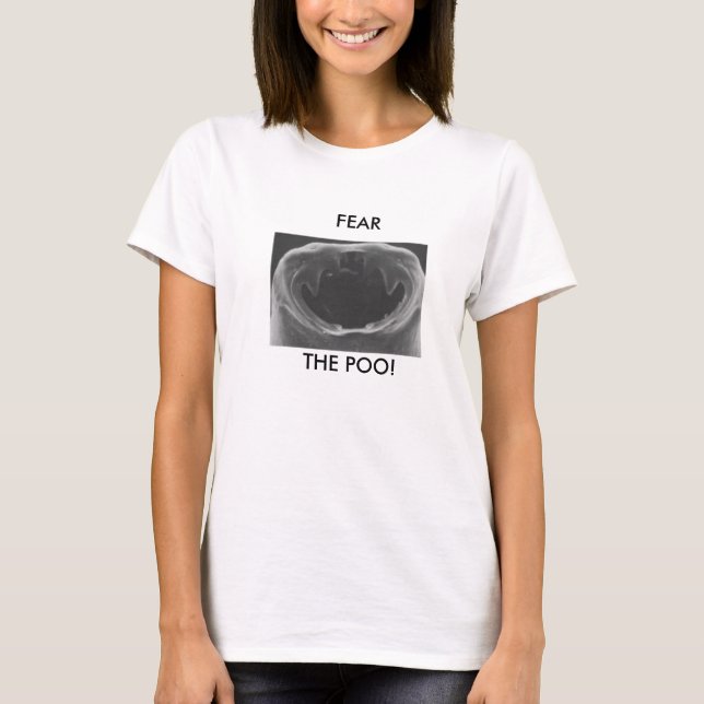 Biteme, FEAR , THE POO! - Customized T-Shirt (Front)