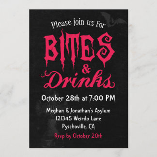 Bites & Drinks Invitation