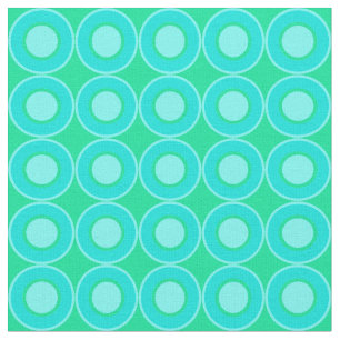 Bitesize Teal Doughnuts With Filling On Mint Green Fabric