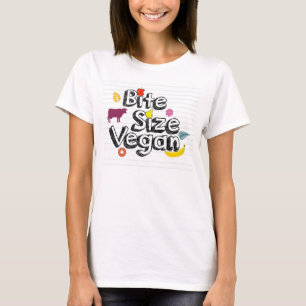 BiteSizeVegan New! (Select Colour/Style) T-Shirt