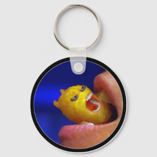 Biting Tater Tot Keychain