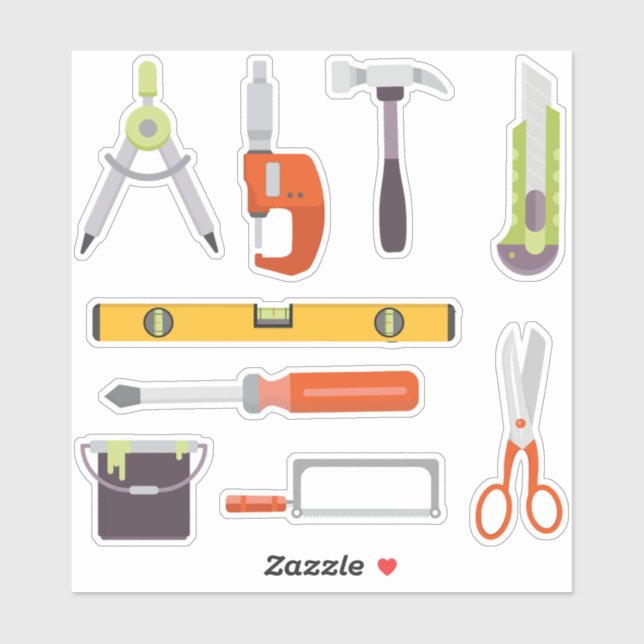 Bitraf – klistremerkeark verktøy (Sheet)