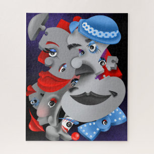 Bits and Pieces – Surreal Puzzle Faces Jigsaw
